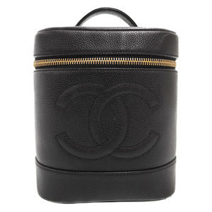 Chanel Cocomark Vanity Bag Case Black